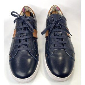 Robert Graham Men's Attwood RG5340L Blue Leather Sneaker Size US 11 EUR 45